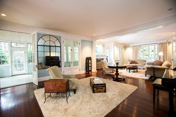 5 Hewins Farm Road Wellesley, MA 02481 - Photo 5 of 18 a living room with furniture and a large window