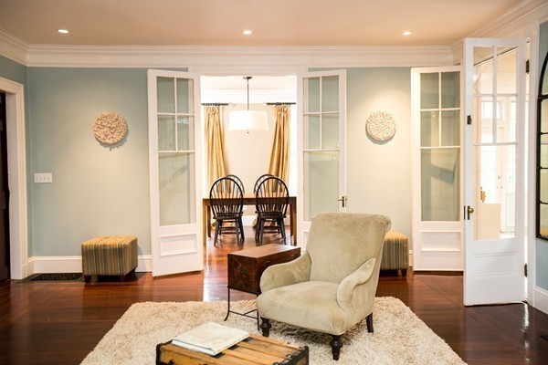 5 Hewins Farm Road Wellesley, MA 02481 - Photo 8 of 18 a living room with furniture and wooden floor