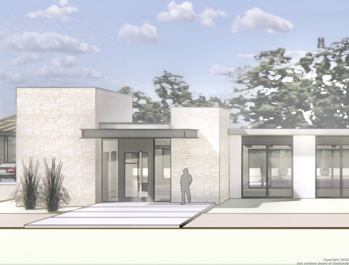 a black and white photo of a house