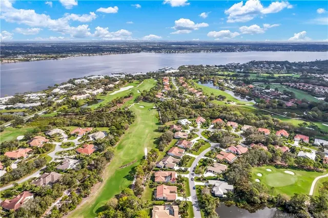 a view of a city with lake