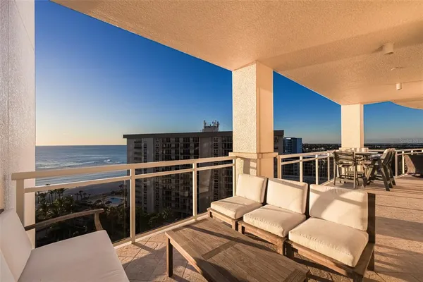 a view of an ocean beach