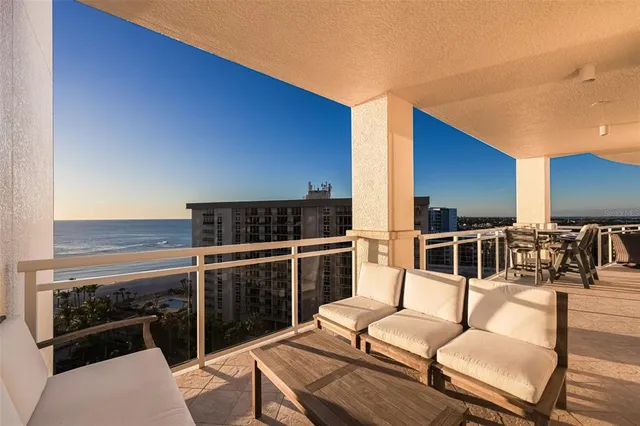 a view of an ocean beach