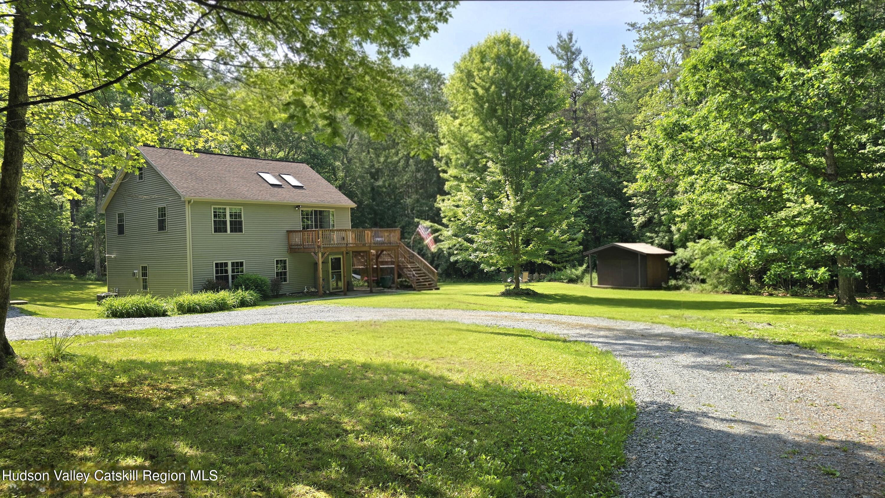3620 County Rte 9 East Chatham, NY 12060 - Photo 2 of 28 a house view with swimming pool in front of it