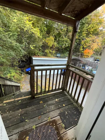 a view of balcony and deck