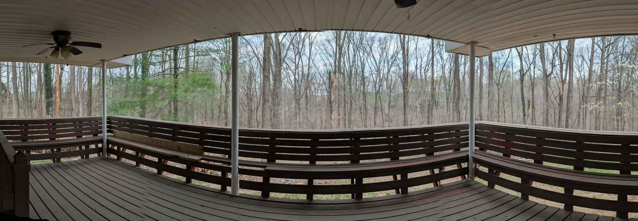 1581 Galen Road Lafayette, TN 37083 - Photo 13 of 36 a black and white photo of a balcony