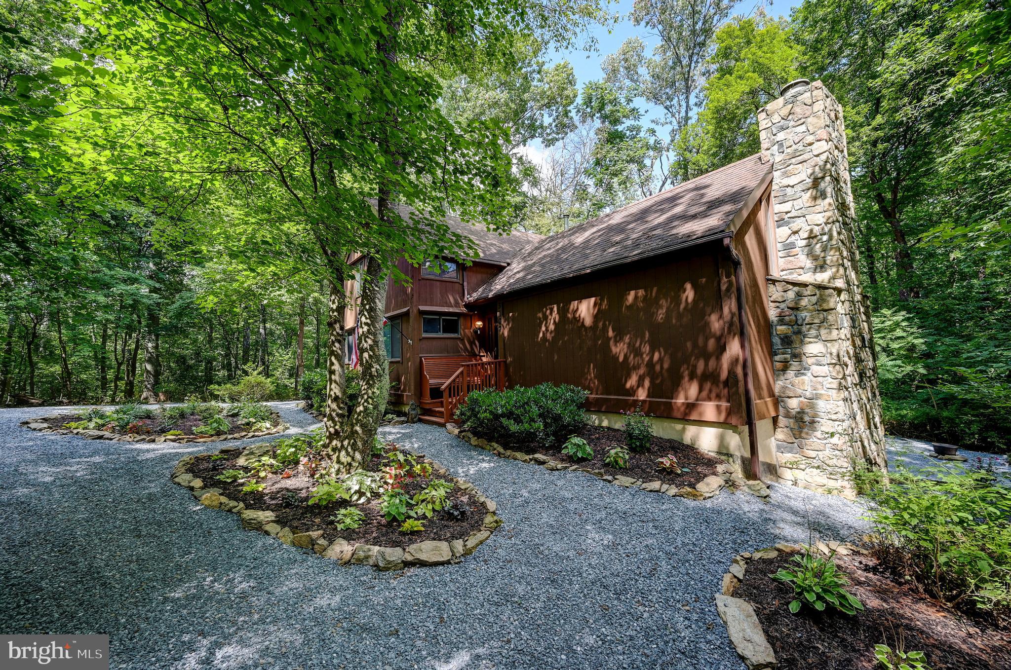 3107 Cabin Run Road Woodbine, MD 21797 - Photo 2 of 50 Wood Construction And Impressive Stone Fireplace