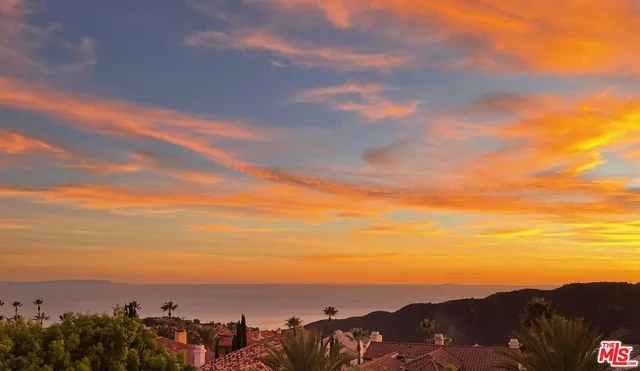 a view of city and mountain
