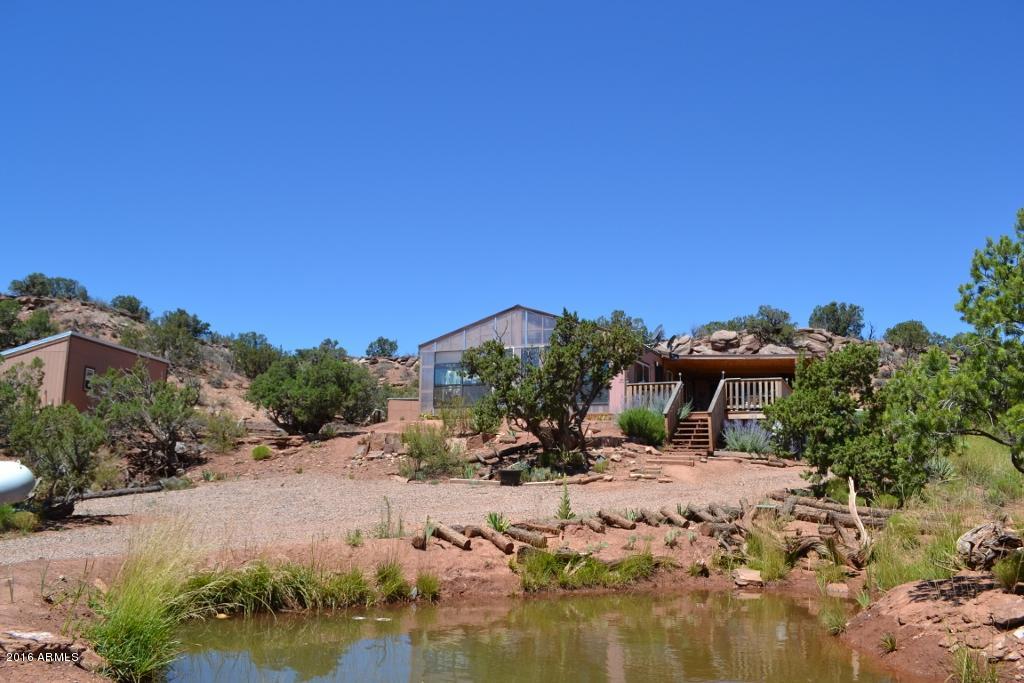 3868 Concho Ocho Road Snowflake, AZ 85937 - Photo 63 of 74 Pond to Main House