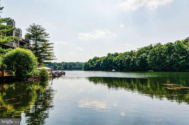 1949 Belmont Ridge Court Reston, VA 20191 - Photo 20 of 23 a view of a lake with a house in the background