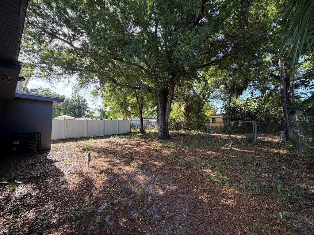 1740 West Walnut Street Tampa, FL 33607 - Photo 26 of 28 a backyard of a house with lots of green space