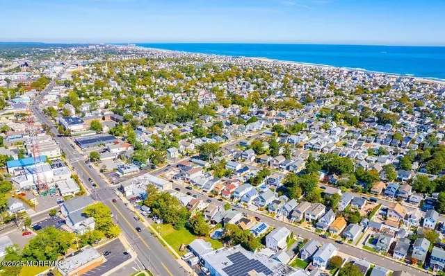 a view of city and ocean