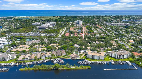 a view of city and ocean