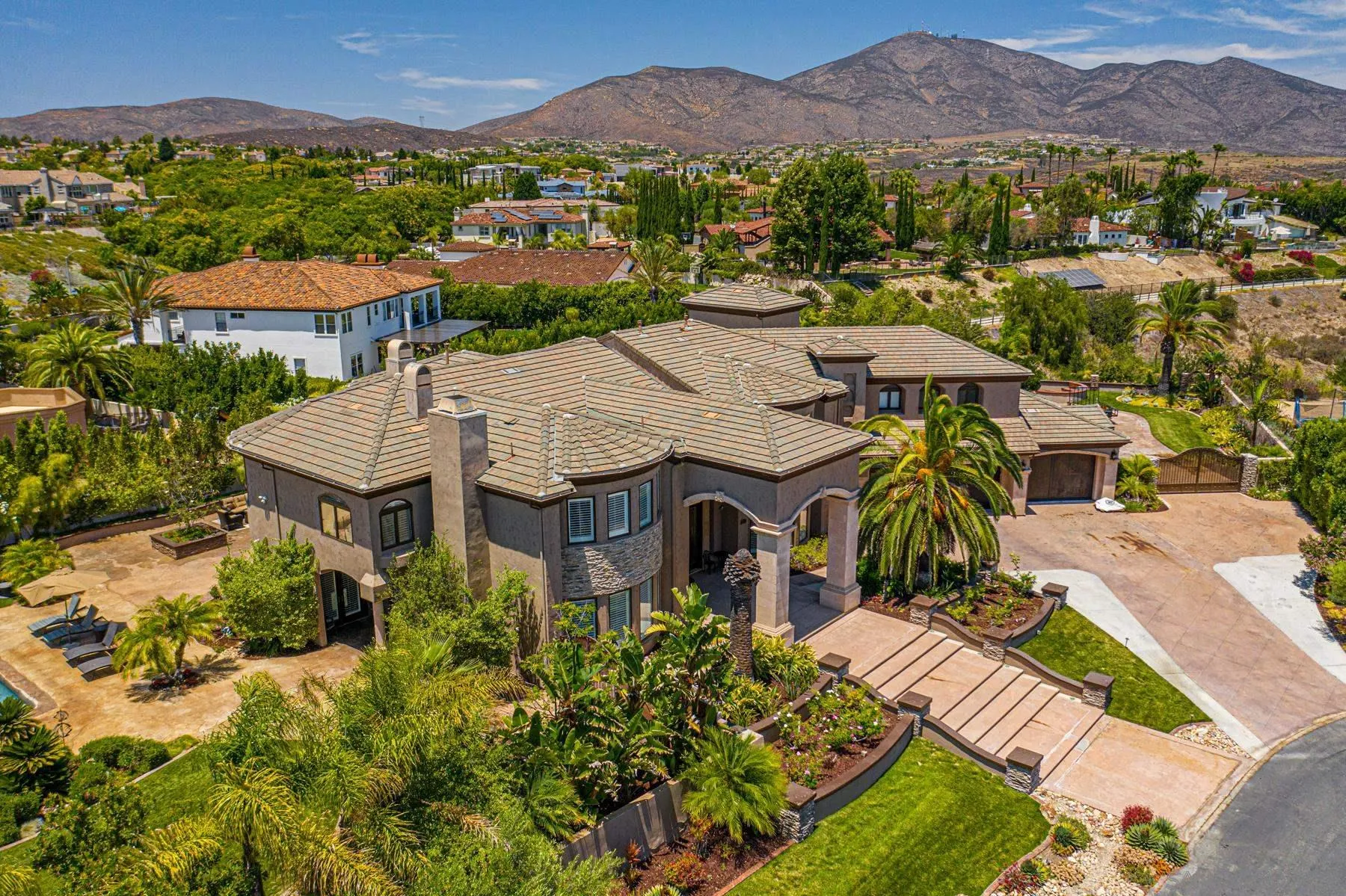 2871 Gate 3 Place Chula Vista, CA 91914 - Photo 7 of 73 an aerial view of a house with a mountain