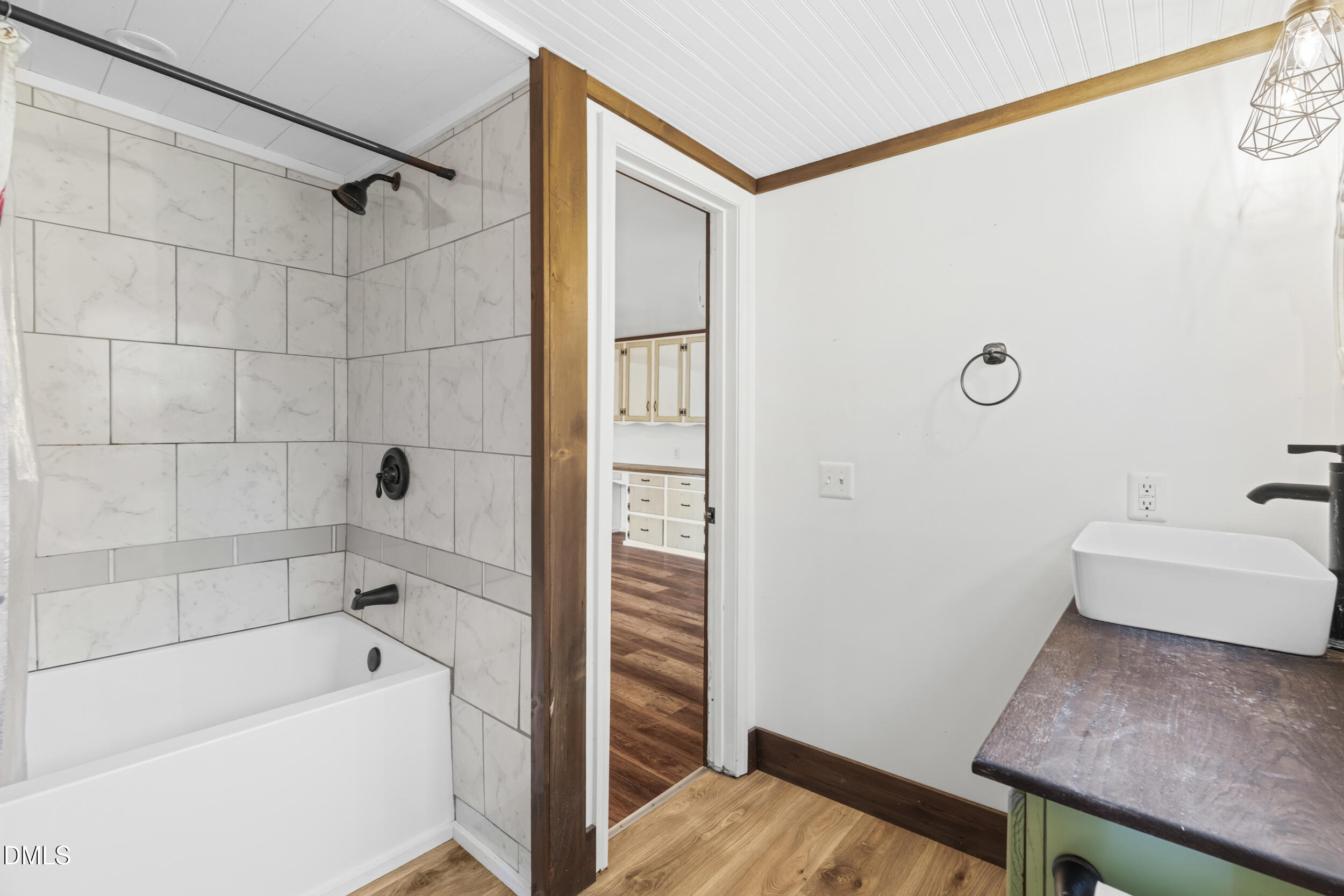 215 Old Stancil Road Kenly, NC 27542 - Photo 15 of 21 a bathroom with a tub and shower