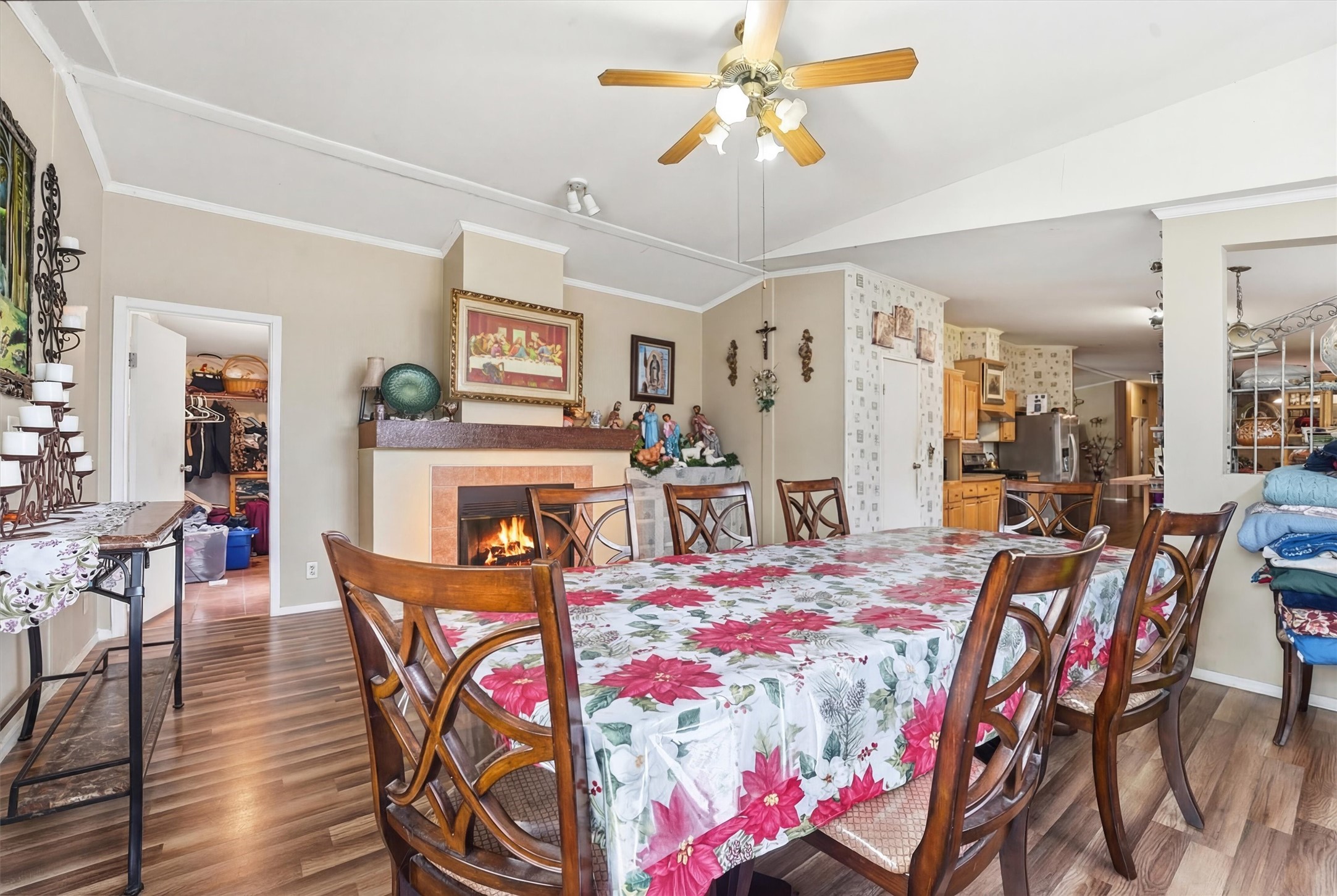1017 Woodland Street Channelview, TX 77530 - Photo 17 of 25 a view of a dining room with furniture