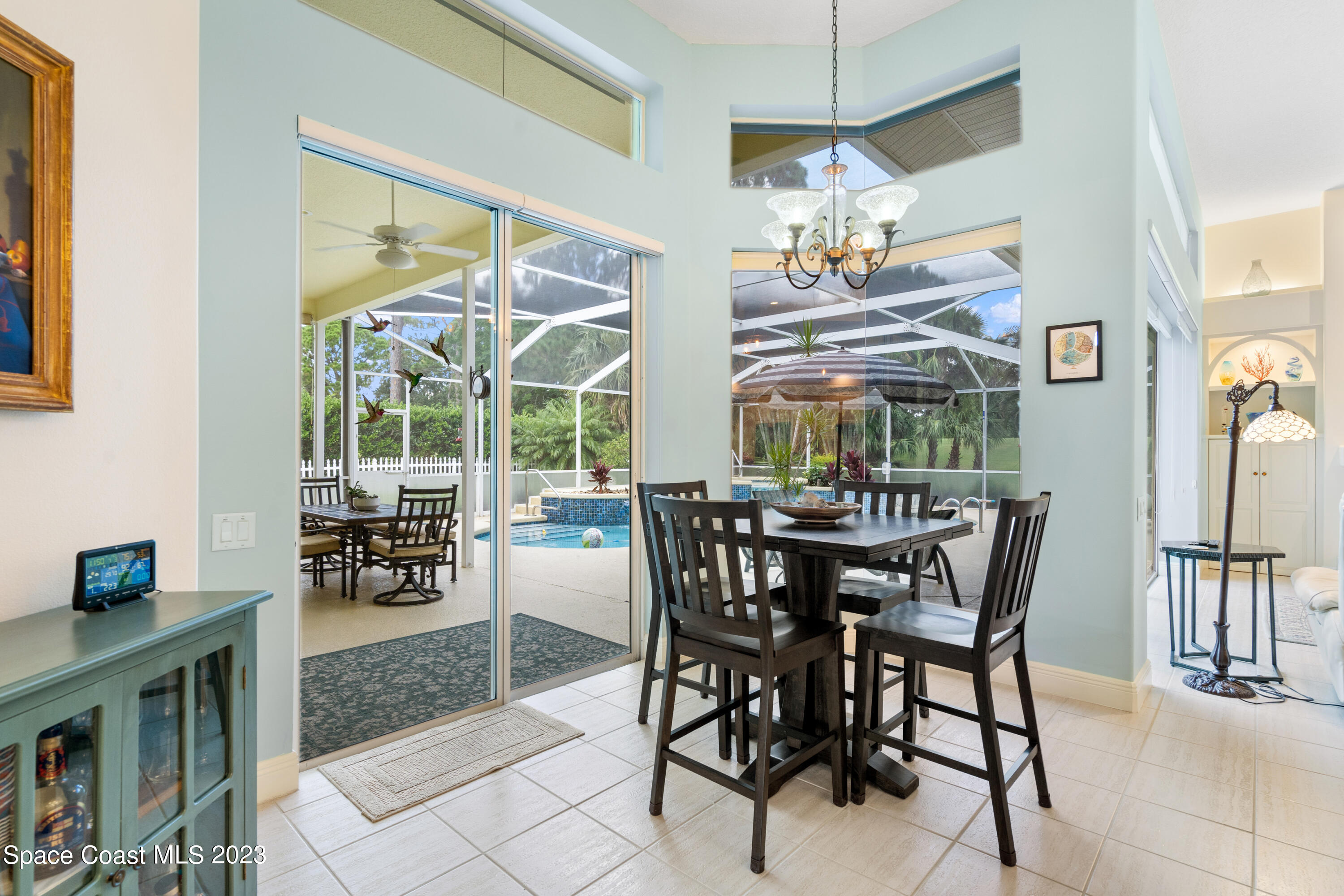 Undisclosed Address Vero Beach, FL 32967 - Photo 10 of 36 a view of a dining room with furniture window and outside view