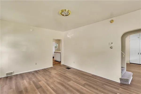 a view of empty room