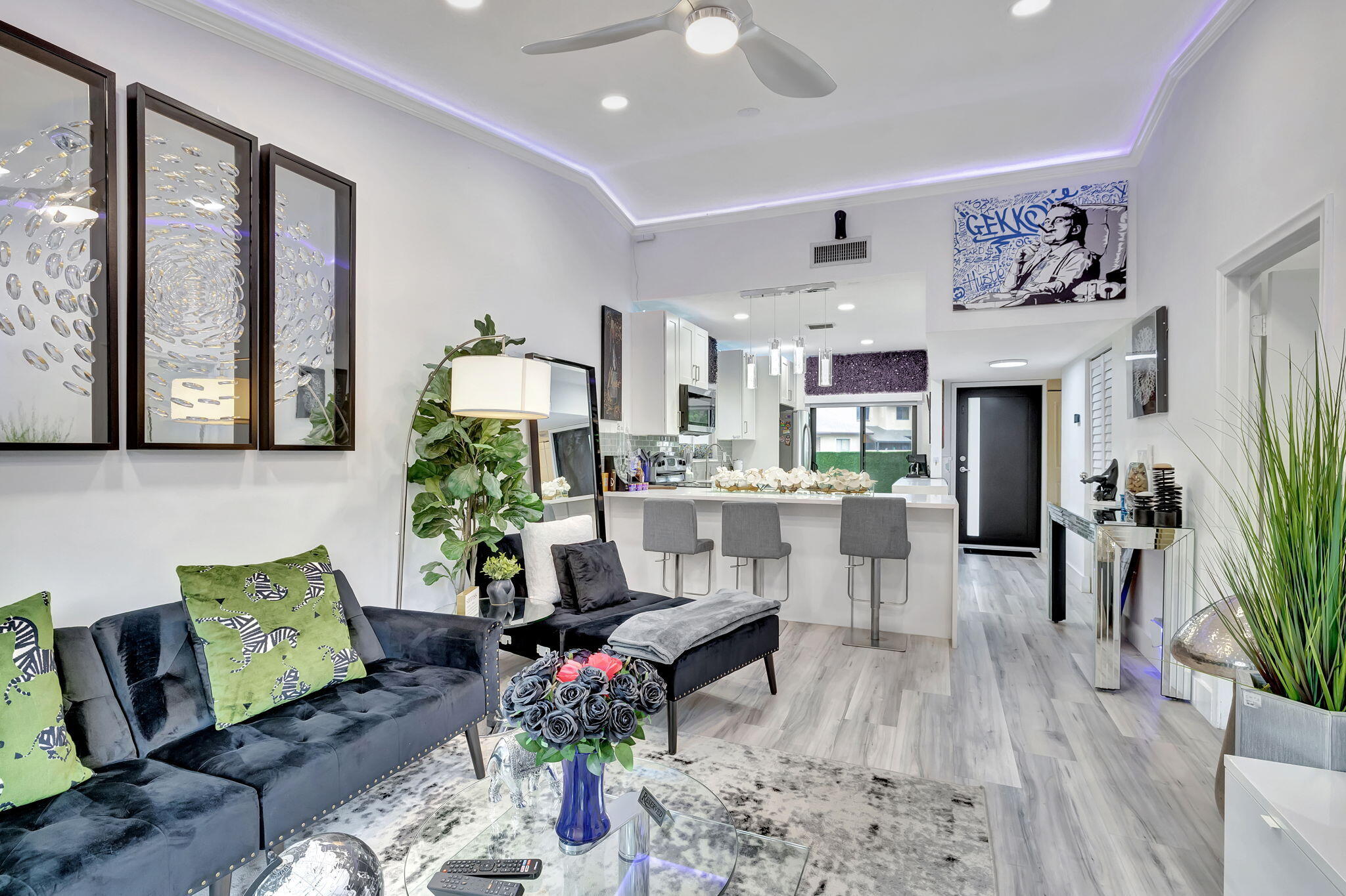2320 Northwest 37th Avenue, Unit D29 Coconut Creek, FL 33066 - Photo 13 of 27 a living room with furniture and a large window