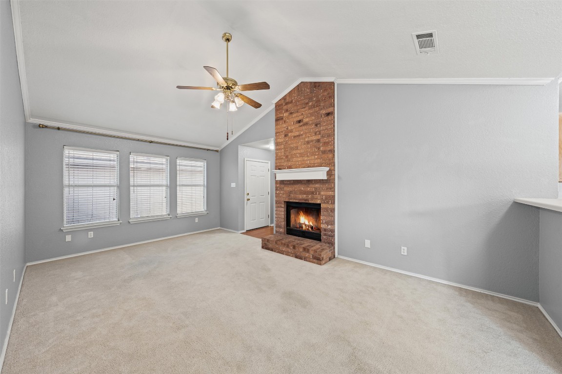4707 Ridge Way Drive Temple, TX 76502 - Photo 7 of 29 an empty room with windows and fireplace