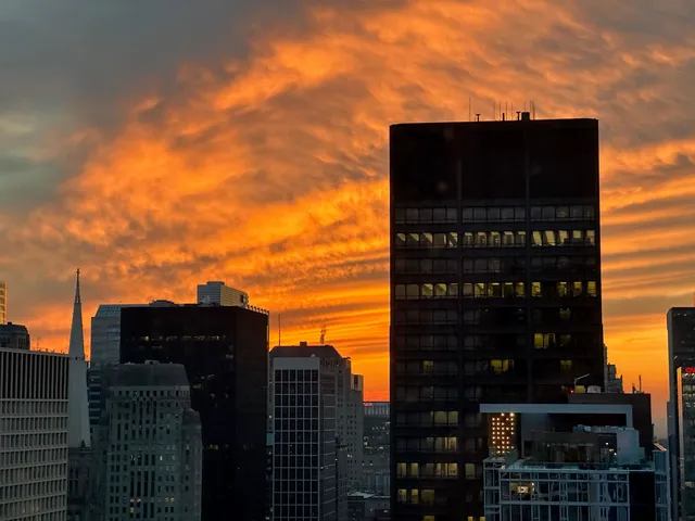 a car parked in front of a building