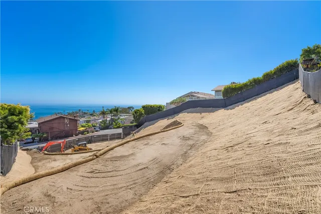 a view of a lake with a houses