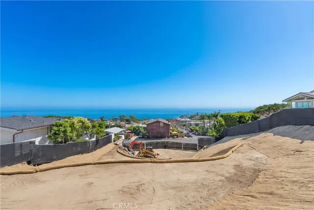 an outdoor space with furniture