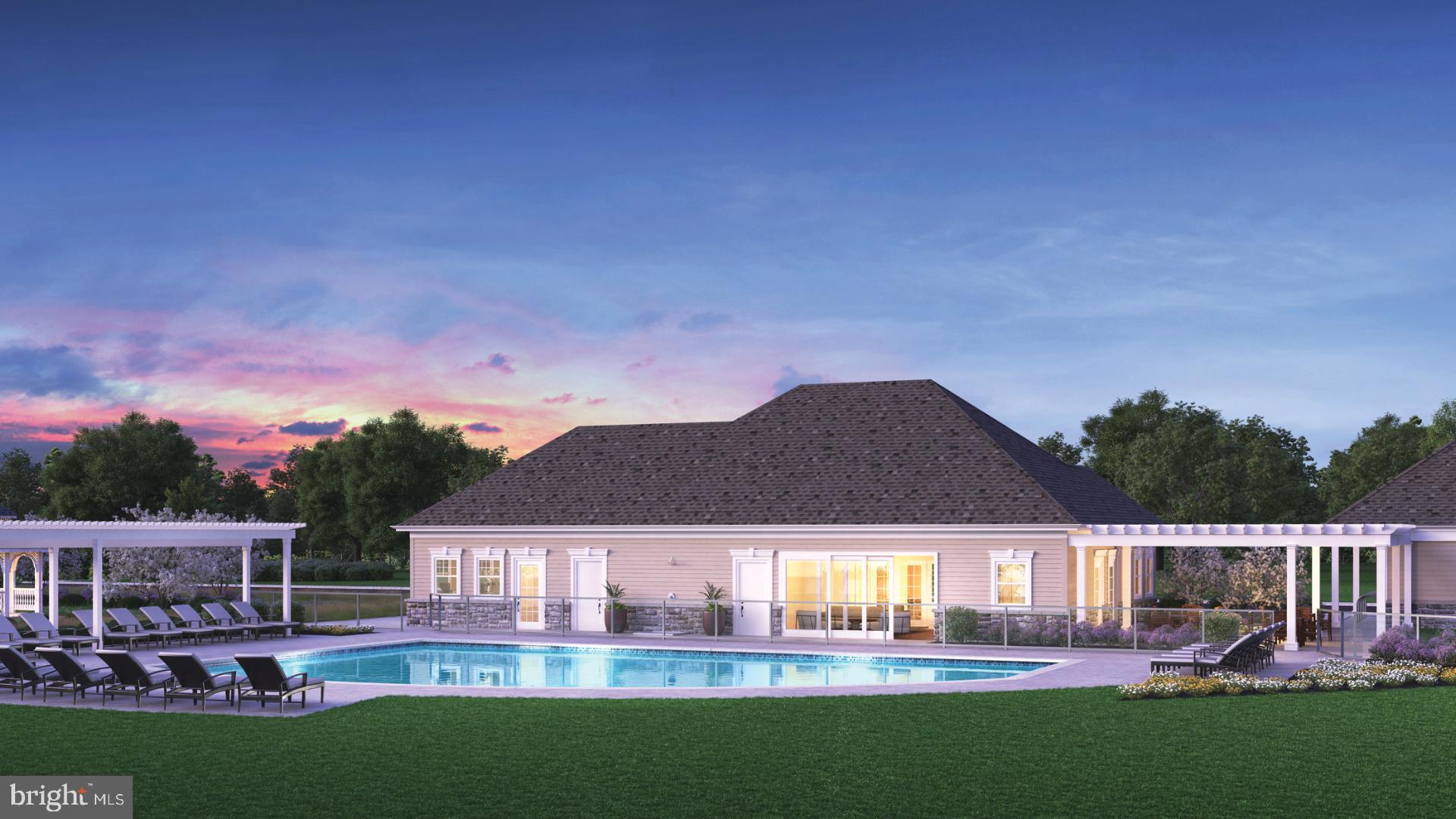 6103 Vivaldi Road Princeton, NJ 08540 - Photo 8 of 8 a view of a house with swimming pool and a yard