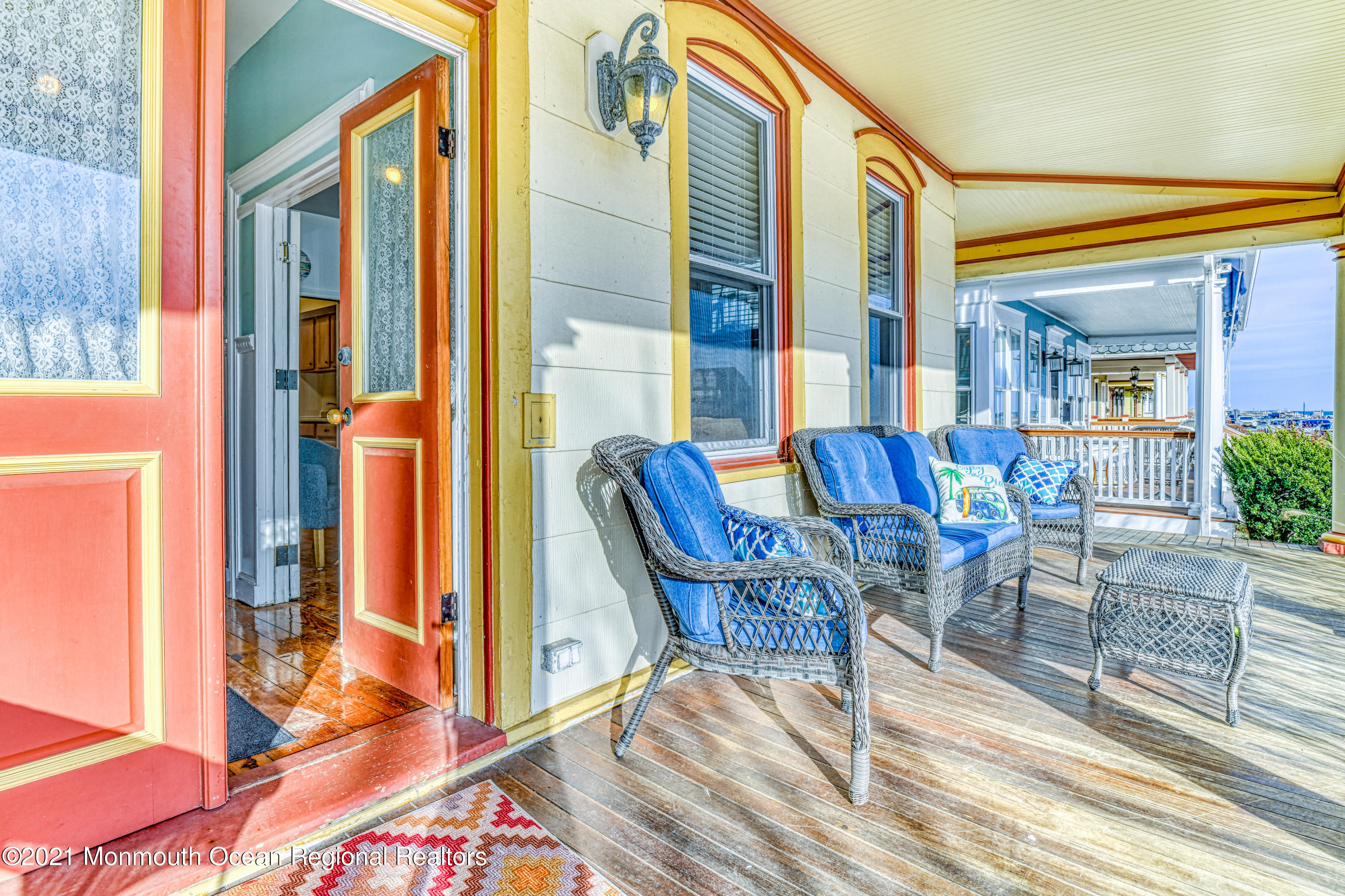 35 Ocean Pathway, Unit 1 Ocean Grove, NJ 07756 - Photo 3 of 14 a view of two chairs in the balcony
