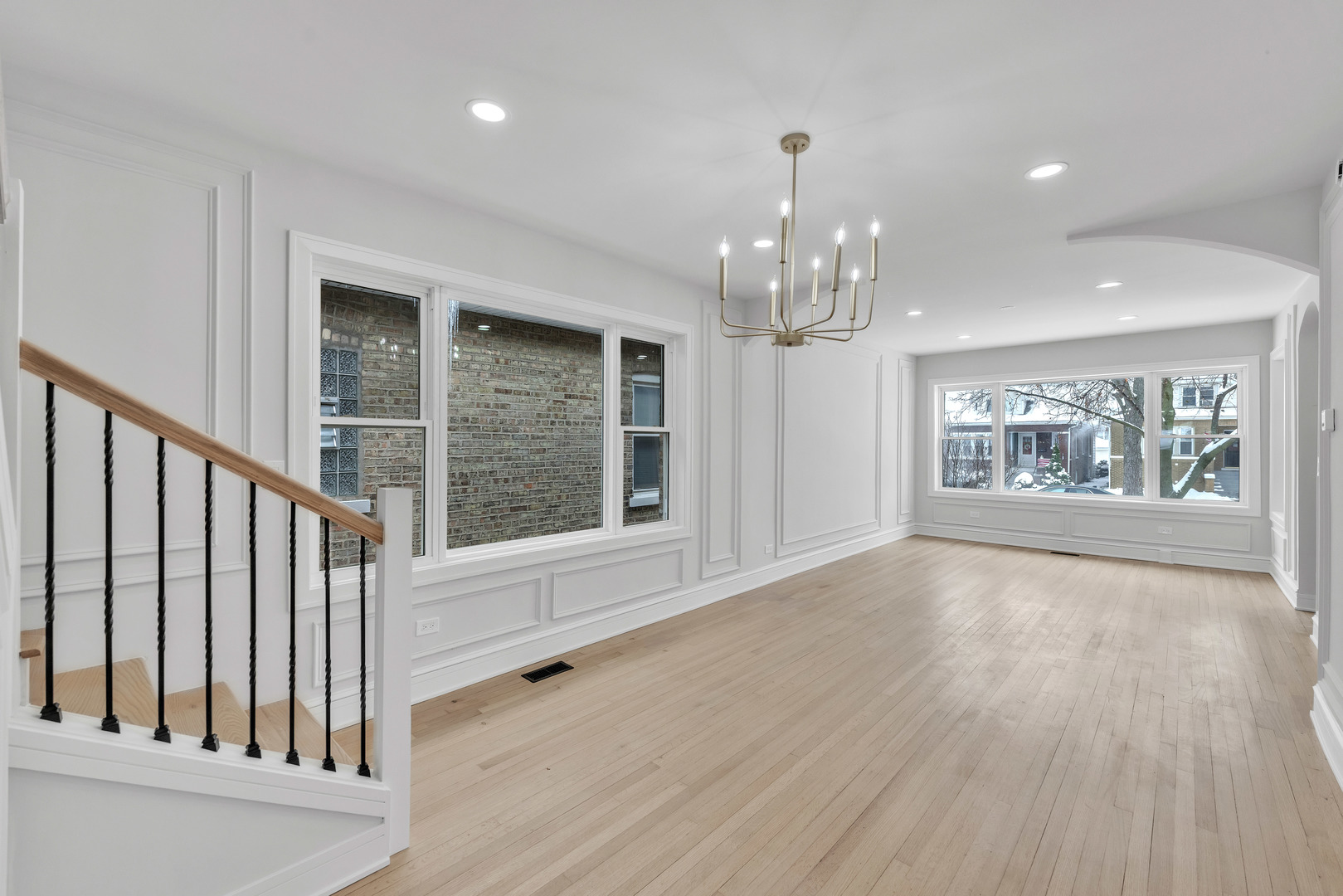 2513 Keystone Avenue North Riverside, IL 60546 - Photo 3 of 32 wooden floor in an empty room with a window