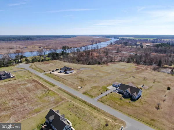 an aerial view of a houses