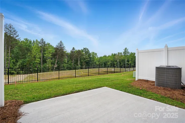 a view of a park and entertaining space