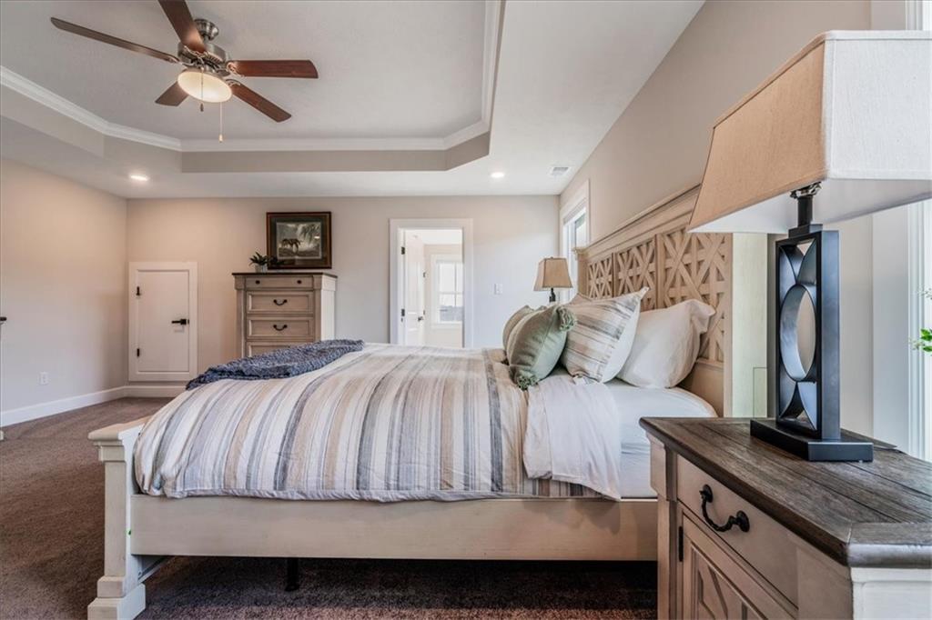 348 Juniper Way Canonsburg, PA 15317 - Photo 16 of 25 a bedroom with a large bed and a flat tv screen