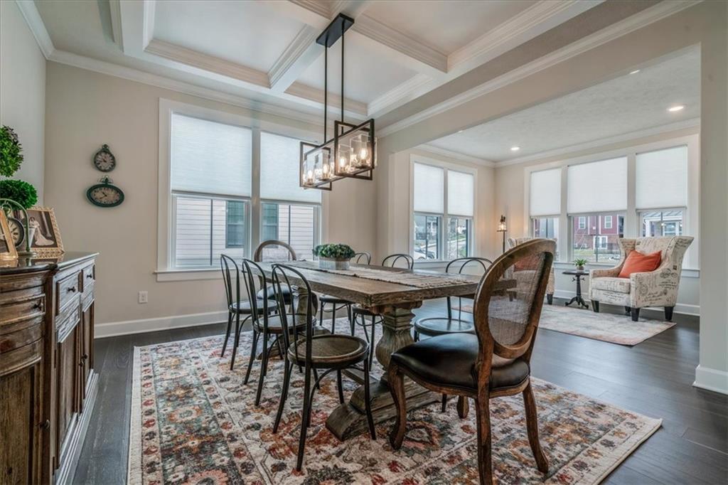 348 Juniper Way Canonsburg, PA 15317 - Photo 2 of 25 a view of a dining room with furniture window and wooden floor