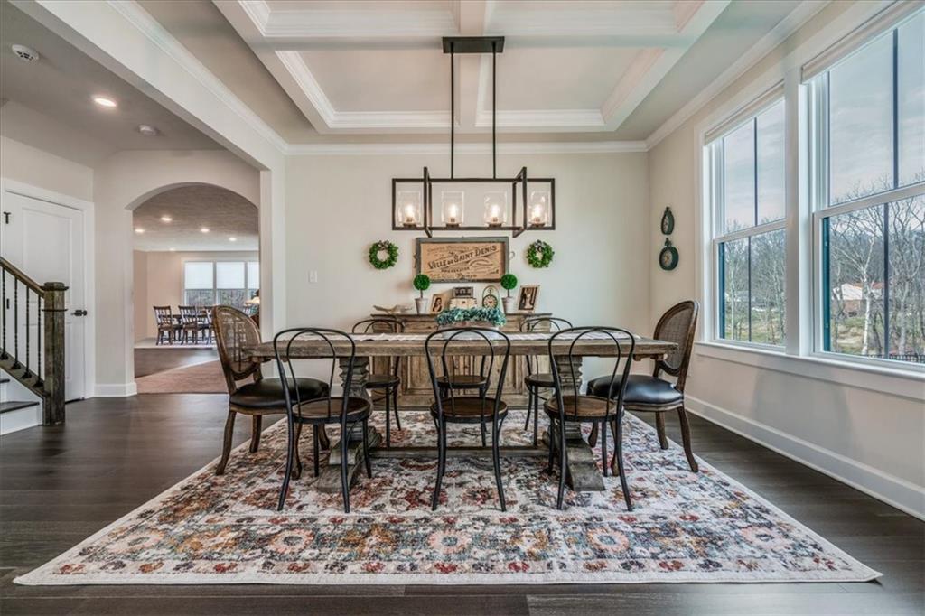 348 Juniper Way Canonsburg, PA 15317 - Photo 3 of 25 a view of a dining room with furniture window and wooden floor