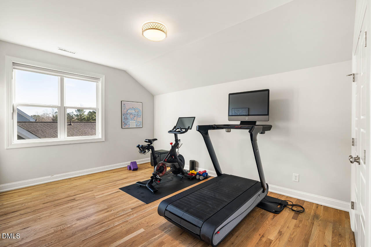 56 Post Oak Road Chapel Hill, NC 27516 - Photo 36 of 84 a view of a room with gym equipment