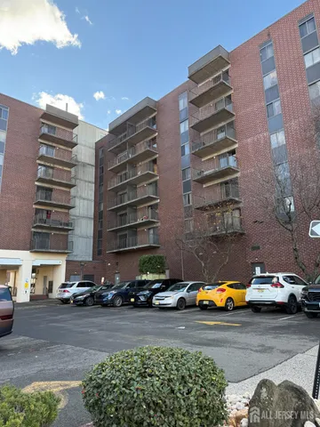 a view of a city with tall buildings