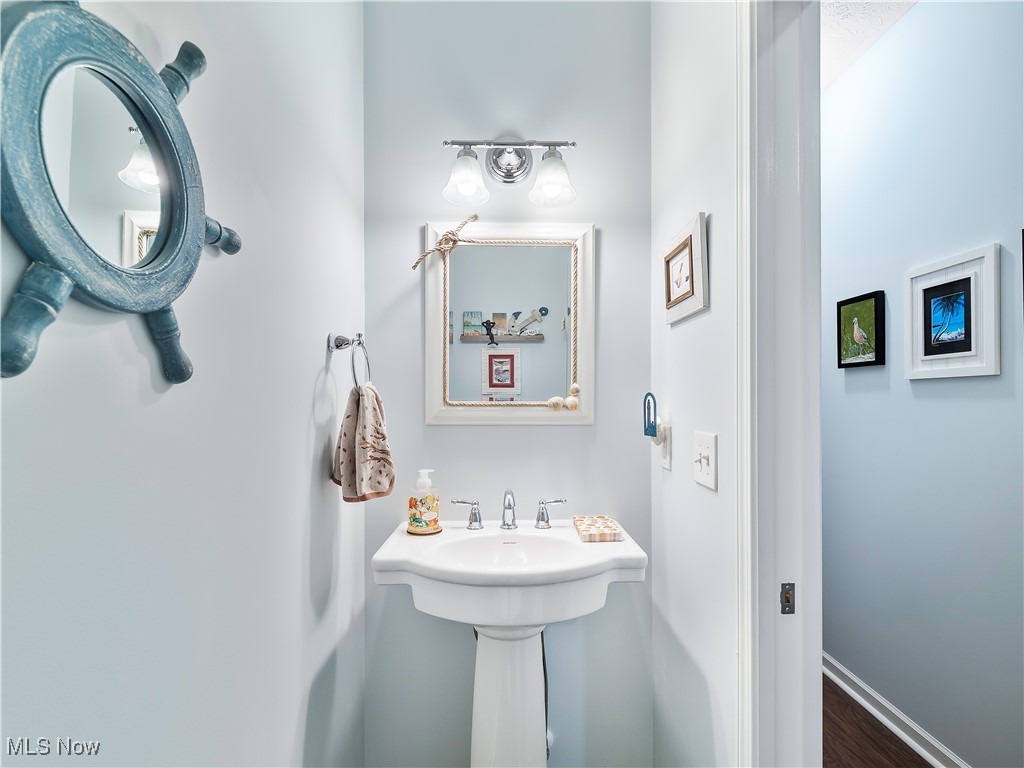 175 Vineyard Road Avon Lake, OH 44012 - Photo 21 of 42 Bathroom with hardwood / wood-style flooring