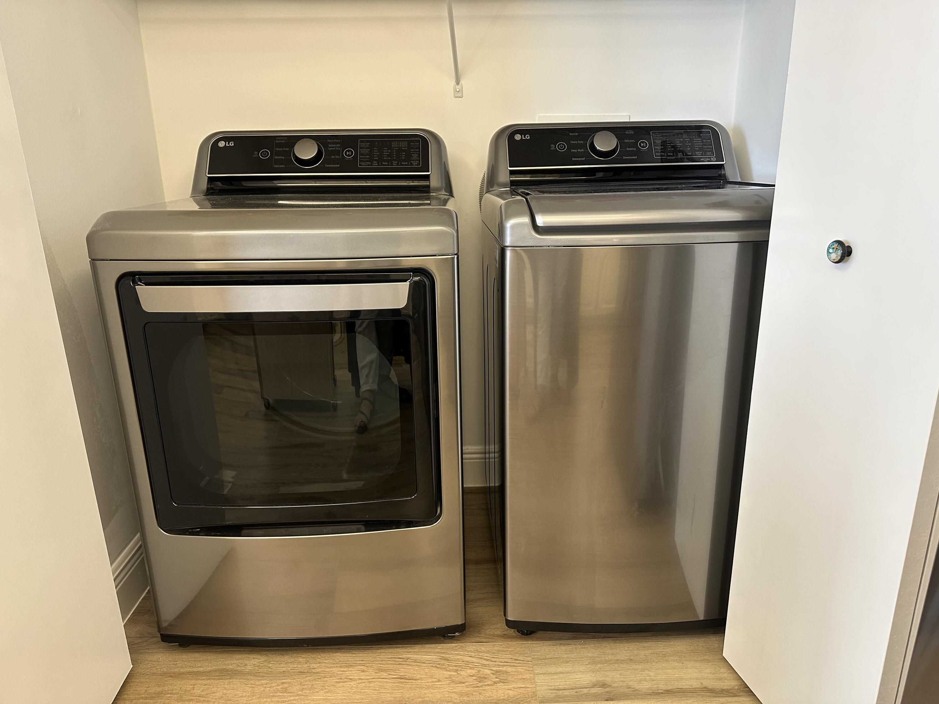 3100 North Hwy A1A, Unit 502 Fort Pierce, FL 34949 - Photo 32 of 44 a view of washer and dryer