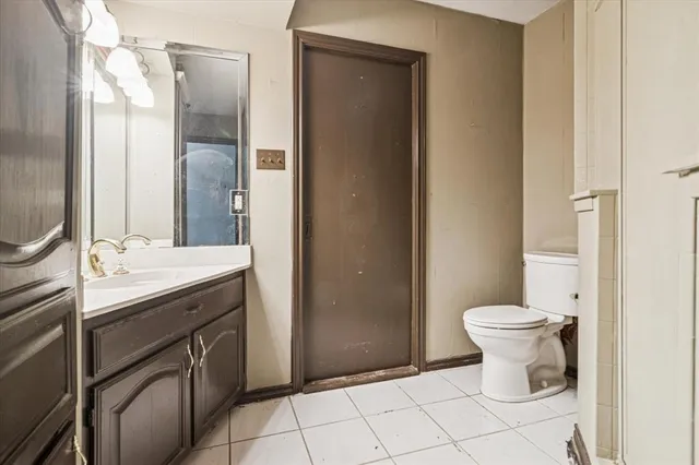 a bathroom with a sink and a toilet