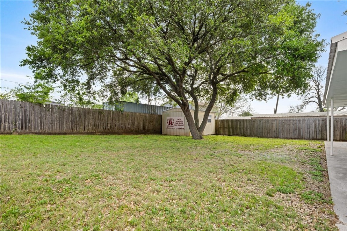 103 Emile Street Brenham, TX 77833 - Photo 19 of 22 a view of outdoor space and yard