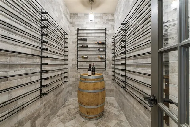 a view of an outdoor space and tennis court