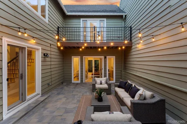 a room with furniture and window