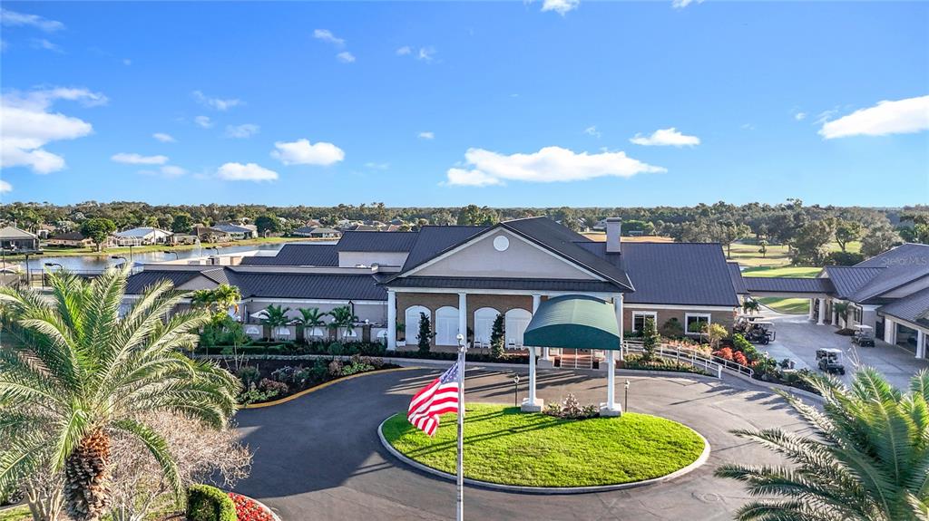 6330 Green Oak Circle, Unit 6330 Bradenton, FL 34203 - Photo 58 of 58 a aerial view of a house with swimming pool garden and patio