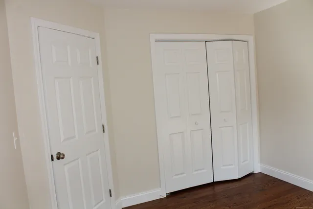 a view of a closet area