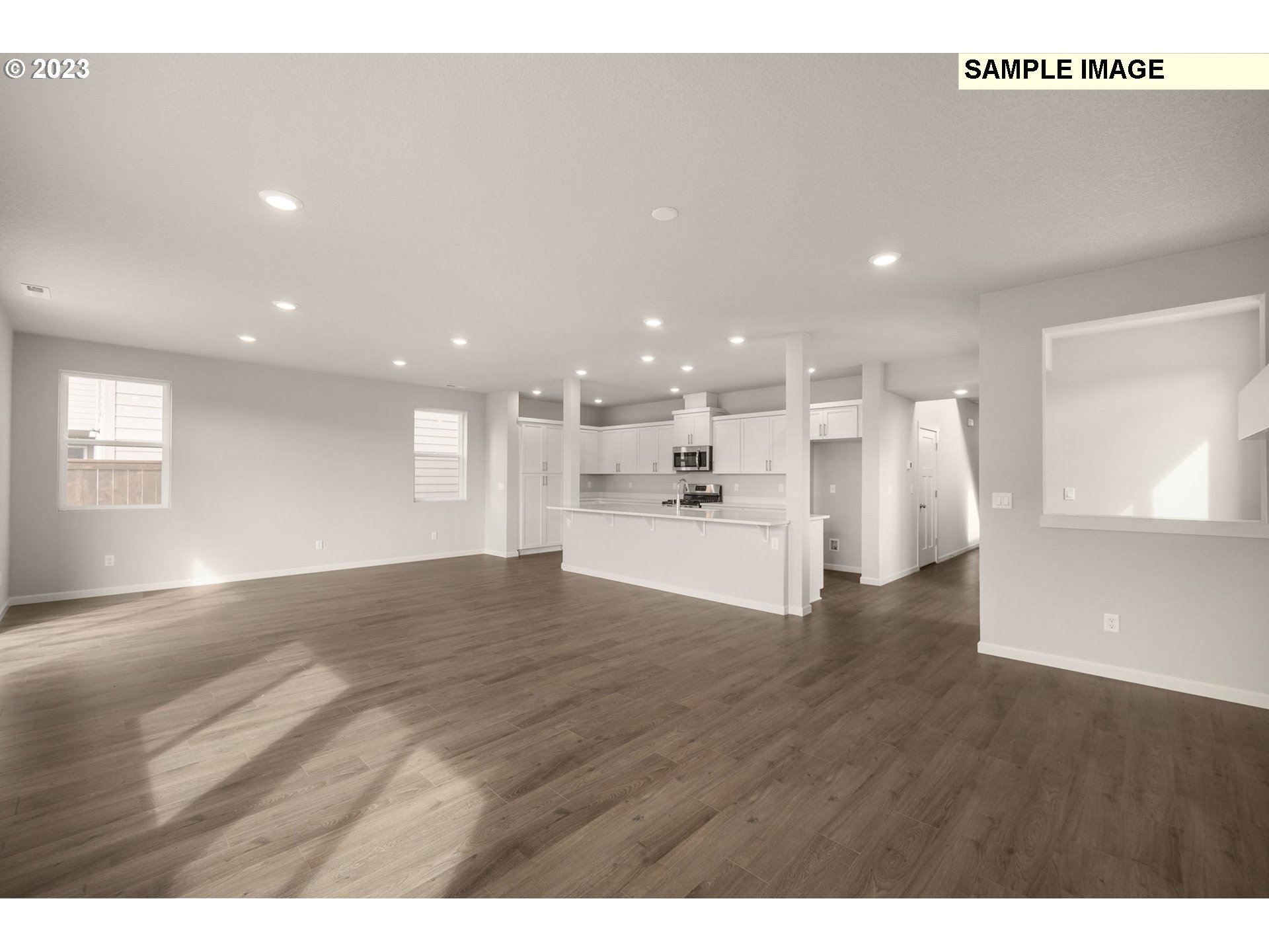 1047 Clemson Street Gervais, OR 97026 - Photo 21 of 38 a view of kitchen with refrigerator and window