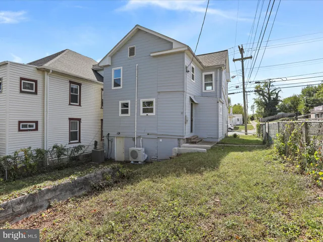 a backyard of a house