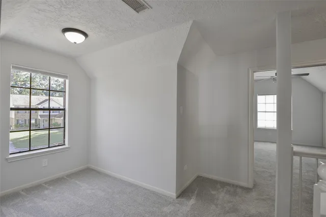 a bathroom with a shower and a sink