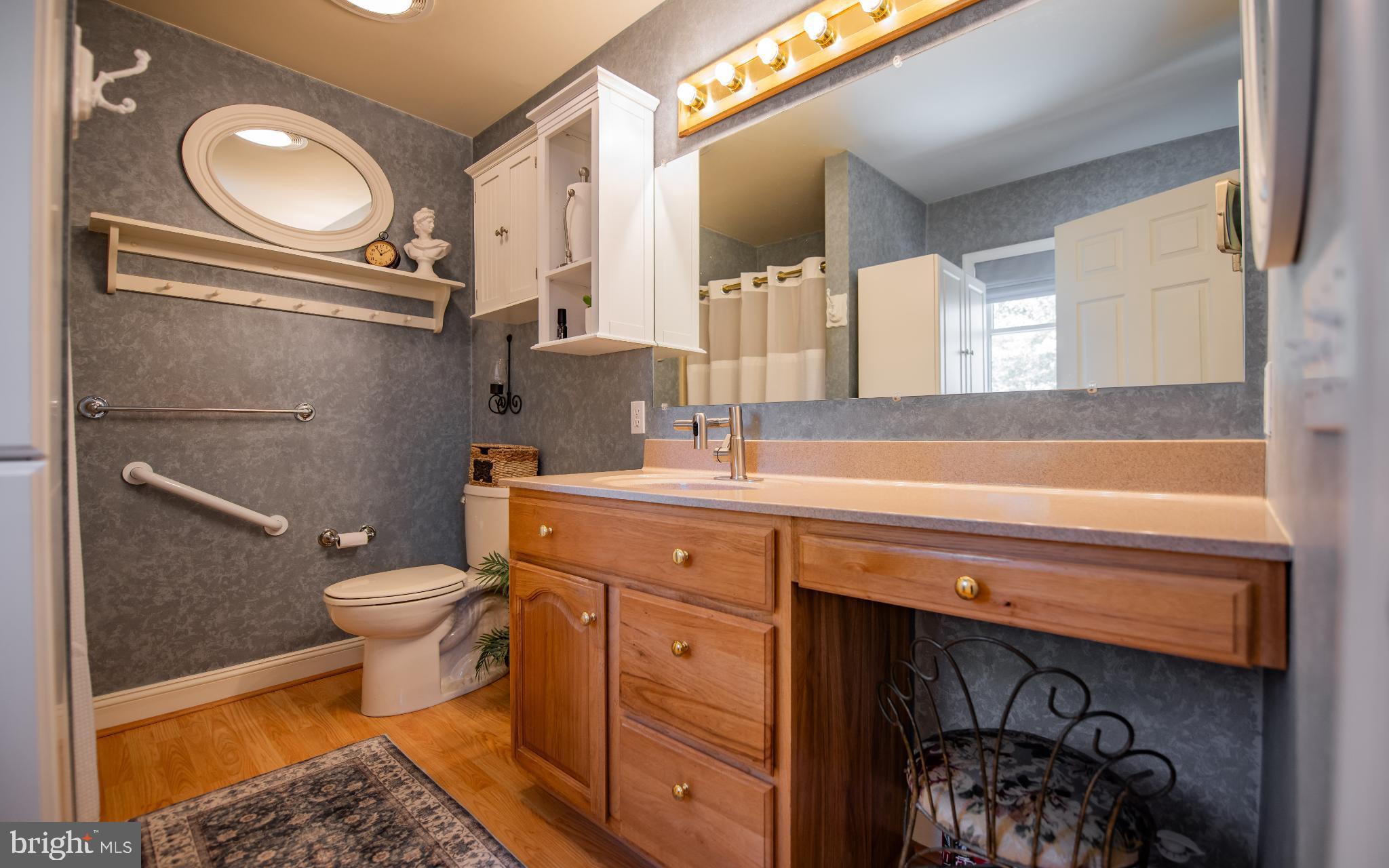 75 Pocahontas Trail Lock Haven, PA 17745 - Photo 21 of 49 a bathroom with a sink a toilet and a mirror