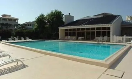 a view of a house with a swimming pool