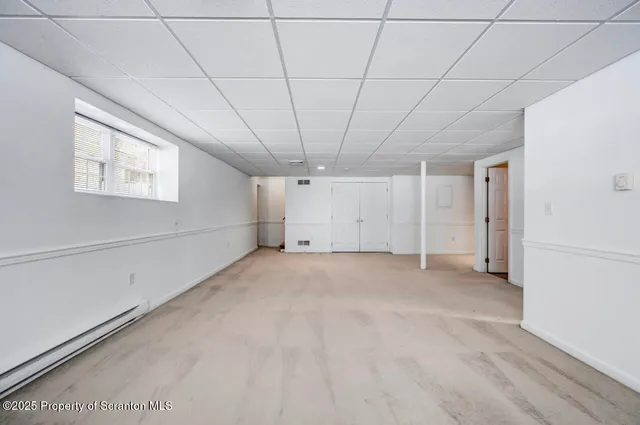 a view of a livingroom with an empty space